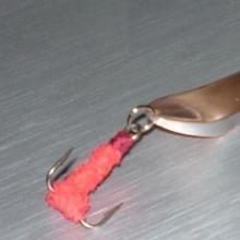 Spoons for catching pike perch in winter